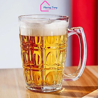 Bộ 6 Ly Thủy Tinh Uống Bia Có Quai PCD10007 375ML - Phương Trang