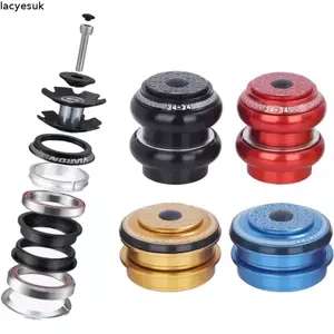 Tai nghe LACYESUK MTB, Tai nghe xe đạp vòng bi kín không ren, Thể thao ngoài trời CNC 1-1 / 8 "Hợp kim nhôm Ống thẳng nĩa 28.6mm Tai nghe xe đạp Phần chu kỳ