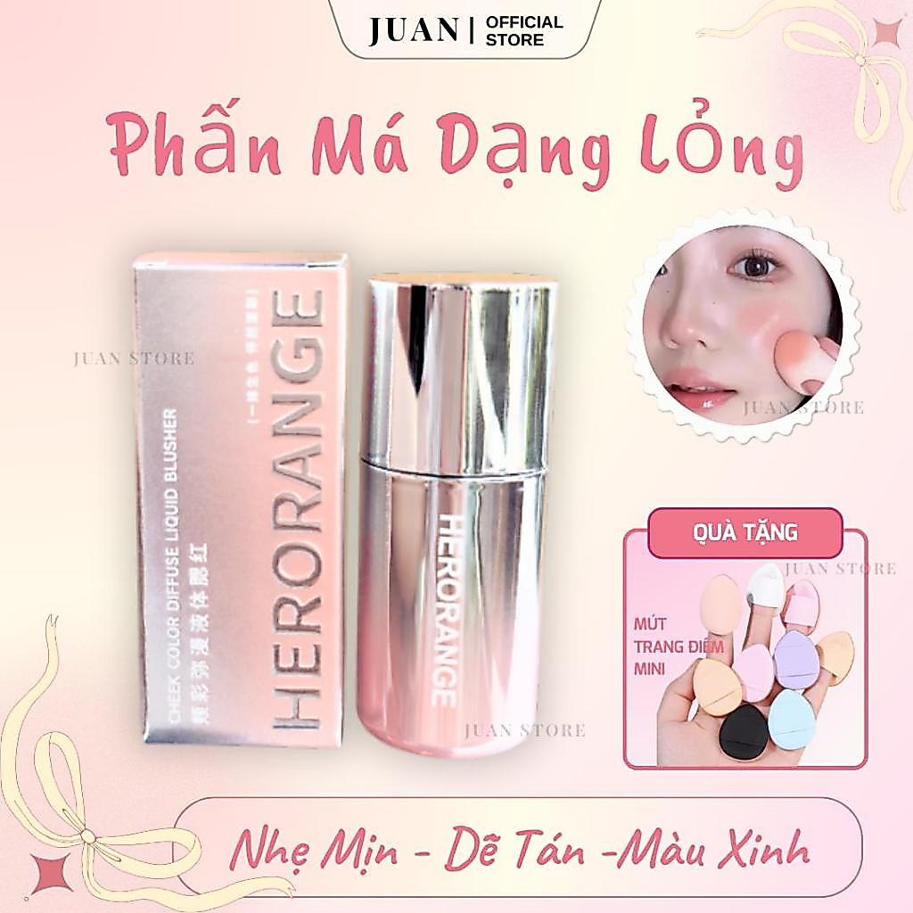 JUAN - [Tặng mút trang điểm mini] Má Hồng Dạng Lỏng Herorange  - JMHK1