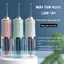 Máy Tăm Nước Oral Irrigator Mini Cầm Tay 220ML 3 Chế Độ 4 Đầu Tăm Sạc USB Chống Nước Làm Sạch Kẽ Răng