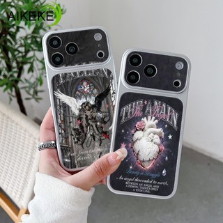 Ốp Điện Thoại Gothic Demon Church Cho Redmi Note 15 14 13 12 12S Turbo 11 SE 11S 11T 10 9 Pro Max Lite 10S 9S 8 Pro Plus 5G 4G Vỏ Da PU Vỏ Mềm Hình Trái Tim Hoa Mát