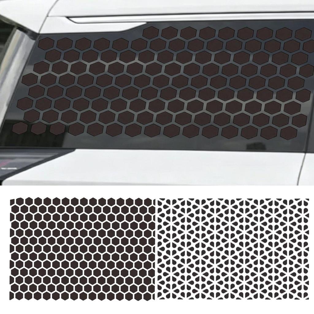 Tints Ô Tô Cho Cửa Sổ 2 Miếng Dán Bảo Mật Dán Cửa Sổ Ô Tô Phim Chống Nắng Cho Kính Chắn Gió Nội Thất SUV RV pomervn