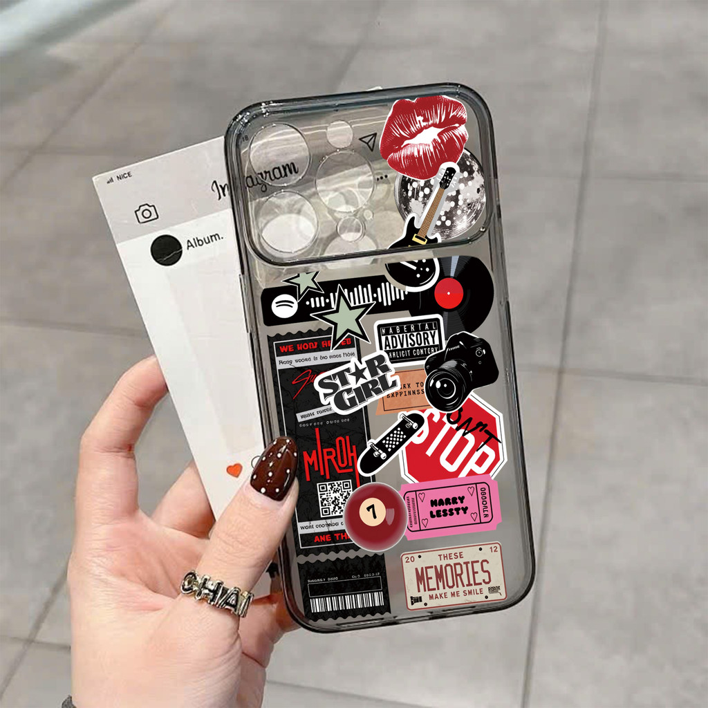 TPU Corning chống trượt vỏ lưng giữ máy chắc chắn khi sử dụng iPhone 11 tới 17 Pro Max