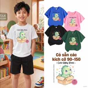 Áo phông bé trai Áo phông bé trai từ 2-12 tuổi Dễ chịu khi mặc Mềm mại