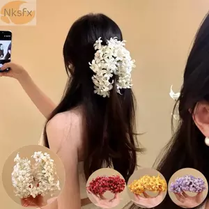 Kẹp Tóc Hoa NKSFX, Kẹp Tóc Đẹp Hàn Quốc, Kẹp Vuốt Tóc Hoa