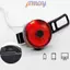 TMOY Xe Đạp Đèn Sau LED USB Sạc Xe Đạp Đuôi Đèn Xe Đạp Cảnh Báo An Toàn Đèn Báo Động Đèn Phía Sau Chống Thấm Nước Đuôi Đi Xe Đạp TMOY