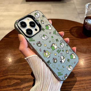 Ốp Điện Thoại Mèo Con Dễ Thương Tương Thích Cao Cấp iPhone 8Plus 15ProMax Hợp Thời Trang 14Plus 13ProMax Cá Tính 16Pro 12ProMax Sáng Tạo 11 XR 17ProMax Ốp Bảo Vệ Chống Sốc Chống Sốc