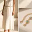 Dây thắt lưng dây chuyền kim loại DONOVANQQ, Dây chuyền cơ thể Bohemian hình bầu dục cổ điển, Thời trang tối giản có thể điều chỉnh chiều dài Trang sức cơ thể Dây thắt lưng nữ Trang phục kỳ nghỉ