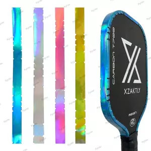 PYCOU Pickleball Vợt Cạnh Miếng Dán, 14 / 16mm TPU Pickleball Vợt Khung Băng Bảo Vệ, Cá Tính Bền Đẹp Đàn Hồi Cao Phù Hợp Với Mái Chèo Đầu Cạnh Băng Sử Dụng Giải Đấu