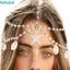 Chuỗi đầu FUHUIOT Boho, Chuỗi tóc Bohemian phong cách đại dương, Chuỗi đầu vỏ Sao biển thanh lịch Thời trang đính cườm Đầu mảnh mặc thường ngày