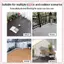 JRP Hạng Nặng Có Thể Tái Chế Gỗ Nhựa DIY Interloing De Tiles Chống Thấm Nước Trong Nhà Ngoài Trời Sàn JRP
