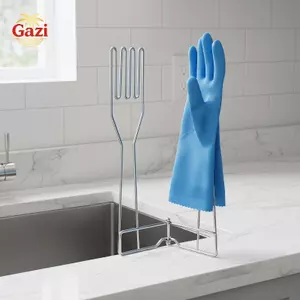 Hộp đựng găng tay nhà bếp, Găng tay đứng nhà bếp có thể gập lại Hỗ trợ Găng tay đa năng Thoát nước Ra Bảo quản và sấy khô Cả hai tay cầm [VN]