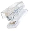 KIKIN Clear MiniStapler với 1000 Cái 6 26 Staple để tổ chức giấy tài liệu tập tin