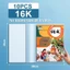 GETVOW 10 Cái / bộ Vỏ Bọc Sách, Vỏ Bảo Vệ Sách A4 / A5 / 16K Trong Suốt, Vỏ Sách Chống Thấm Nước Đơn Giản Học Sinh Sử Dụng