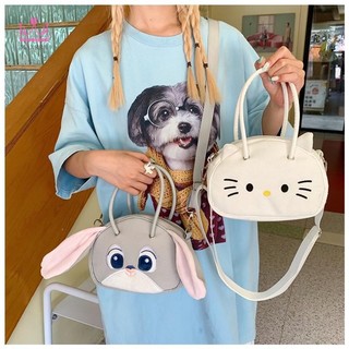 Túi Xách Mini Cartoon 3D Siêu Cute – Gấu Pooh, Stitch, Lotso, Capybara, Mèo Trắng – Túi Đeo Chéo Kiêm Xách Tay Hot Trend