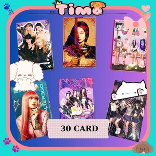 Card Kpop Nhóm Nữ Tổng Hợp Lomo Card Bo Góc Fanmade Hộp 30 Tấm Hiệu Ứng Laser Timo QT115-QT117