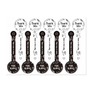 Sticker thank you TE75 set 100 tem cảm ơn đẹp dùng cho hộp túi sản phẩm