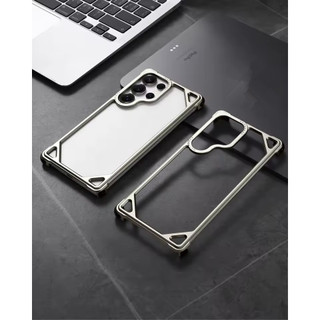 [JLK] Ốp Điện Thoại Kim Loại Cho Samsung Galaxy S25 Siêu Không Khung Tối Giản Ốp Lưng Bảo Vệ Siêu Mỏng