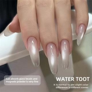 XEIJAYI Gel móng tay mắt mèo trong suốt, hạt pha lê, keo quang trị liệu, dùng cho nghệ thuật móng tiệm
