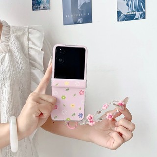 Ốp điện thoại gấp cho Motorola Razr 60 50 40 Ultra Graffiti toàn màn hình vòng tay hoa Vỏ điện thoại TPU cứng
