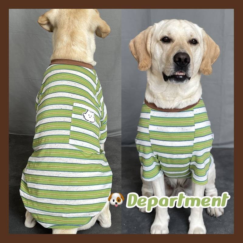 【Ready Stock】 Big Dog Clothes Golden Retriever Labrador T-shirt Border Collie Air Conditioning Clothes Golden Retriever Labrador Sun Protection nF8m