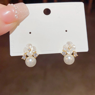 Bông Tai Hoa Ngọc Trai Phong Cách Mori Sweet Tua Rua - Thời Trang Cao Cấp