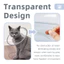 HamshMoc Pet E Collar Clear Flat Panel Khung thép linh hoạt nhẹ Phản quang