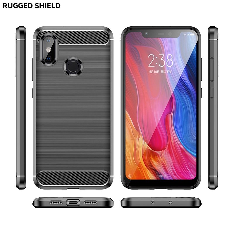TPU Dễ Thương Cho Motorola Moto E5 Play E5 Cruise E5 Plus E5 Supra 2020 E6i E7 G7 Power G6 G7 Play G6 G7 Plus Vỏ Điện Thoại Sợi carbon Cổ Điển Nhẹ Vỏ Bảo Vệ Địa Chấn