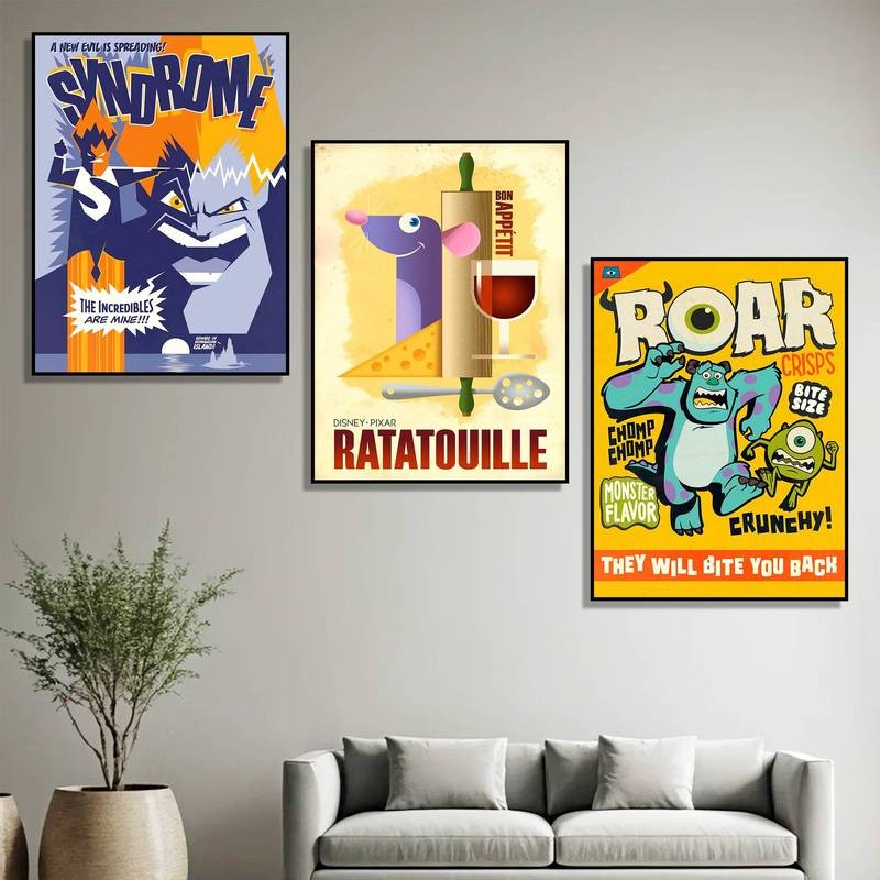 Retro Áp Phích Canvas Nghệ Thuật Vintage In Hình Trang Trí Tường Nghệ Thuật Nhà Trang Trí Tường Canvas Poster