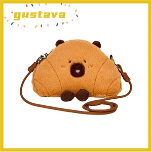 Túi Đeo Ngang GUSTAVA, Túi Đeo Vai Dung Tích Lớn Capybara, Túi Xách Mềm Hoạt Hình Sang Trọng Dễ Thương Cho Nữ Bé Gái