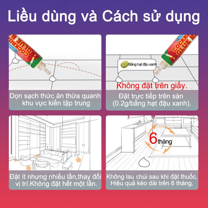 【Nhập khẩu từ Nhật Bản】Giết chết toàn bộ tổ gián Gián chết hàng loạt diệt gián diệt gián diệt gián nhật bản diệt gián sinh học diệt gián đức