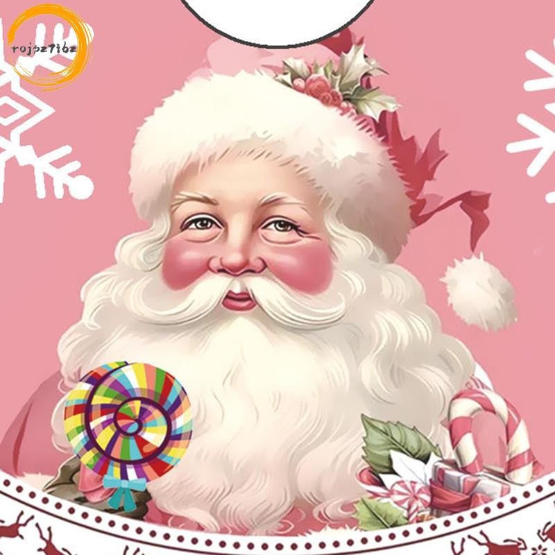60cm Hồng Cây Giáng Sinh Váy Giáng Sinh Bông Tuyết Ông Già Noel Cây Váy Giáng Sinh Vui Vẻ Trang Trí Chúc Mừng Năm Mới