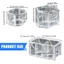 MOON Hộp bảo vệ phấn trong suốt Hộp đựng phấn bi-a di động Hộp đựng phấn bi-a Acrylic Hộp phấn bi-a Accesso