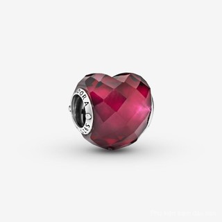 ❈ ❈ Hearts Charm DIY Vòng tay Đồ trang trí Trang sức Mạ bạc S925