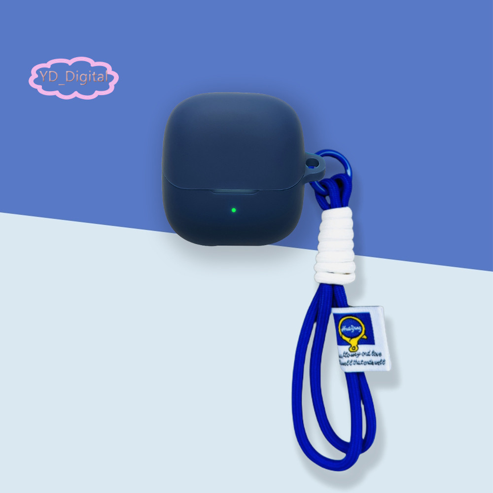 Vỏ silicone mềm chống mất, bảo vệ tai nghe Baseus Bass BS1 NC, kèm dây đeo