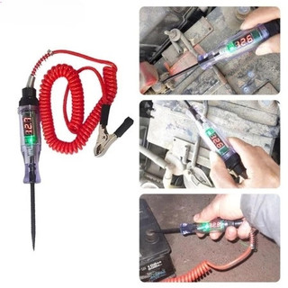 Máy Kiểm Tra Mạch Ô Tô DC 3V-120V Đa Năng, Bút Thử Điện Áp Xe Máy Xe Hơi 6V 12V 24V, Đầu Dò Chẩn Đoán