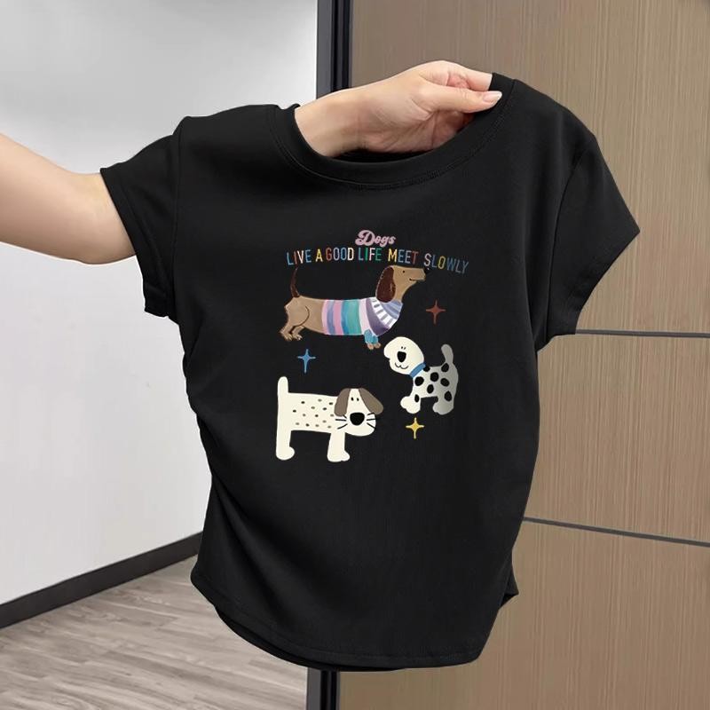 Plus Size Quần Áo Cho Phụ Nữ Mũm mĩm Trơn Xếp Ly Áo Sơ Mi Nữ Họa Tiết Tay Ngắn Phong Cách Hàn Quốc Thời Trang Mùa Hè Mặc