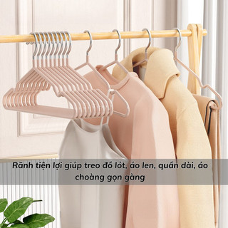 Combo Móc Treo Quần Áo Myd.23 30/50 Cái, Kim Loại Pastel, Chống Gỉ Cao Cấp Tiện Lợi