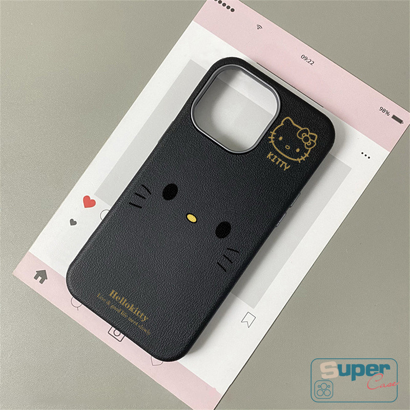 Ốp Lưng Tương Thích Cho iPhone 11 13 15 16 12 14 Pro Max 15 13 12 14 16 Pro XR X XS Max Hoạt Hình Thời Trang Dễ Thương Hello Kitty Da Họa Tiết