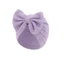 Treeling Bun Nút Nắp Mầm Non Bệnh Viện Mũ Turban Trẻ Sơ Sinh Nắp Bonnet Màu Trơn Headwrap