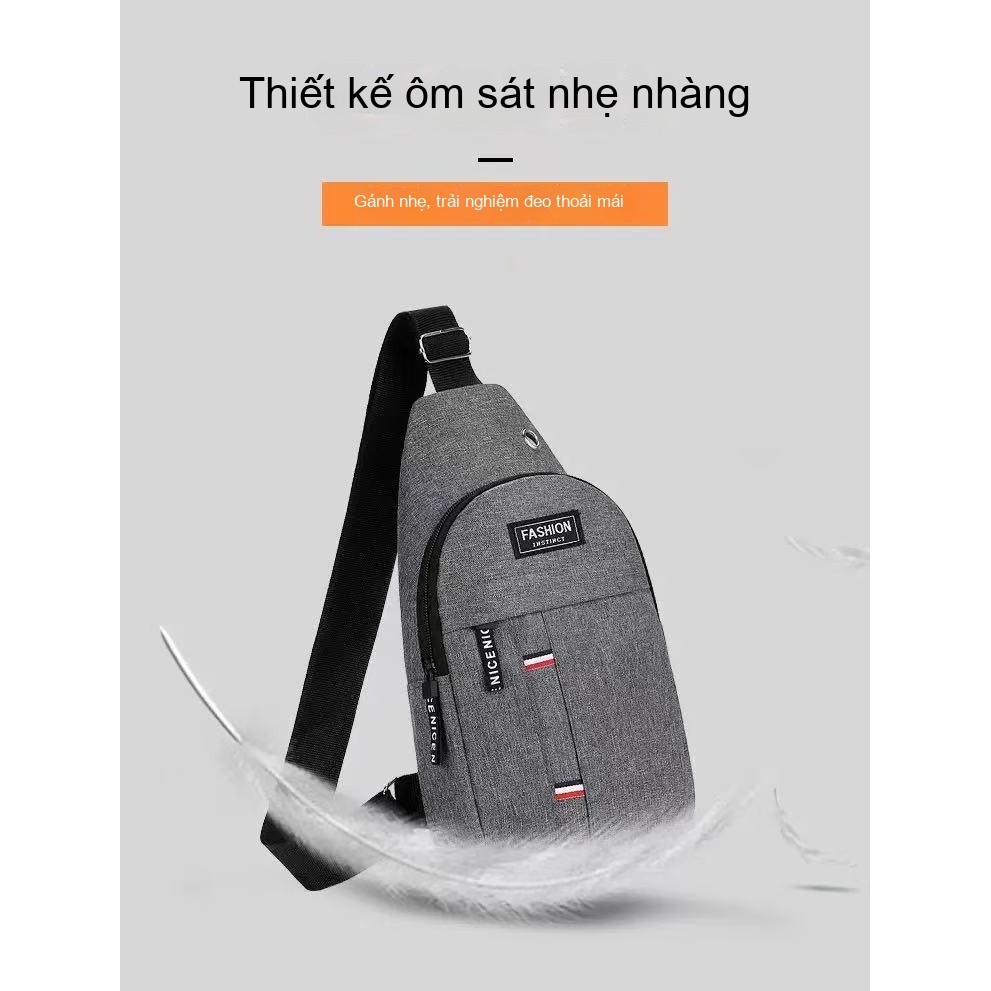 Túi ngực mới, túi nam, túi đeo vai, túi đeo chéo, túi thường ngày