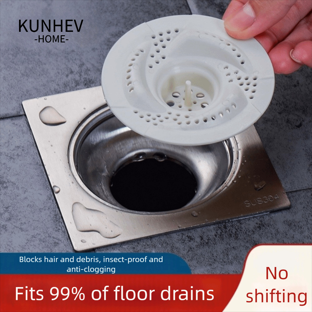 Máy hút tóc KUNHEV, Vỏ thoát nước thiết kế lưới xoay, Bộ lọc bồn rửa chống bọ hiện đại chống tắc nghẽn