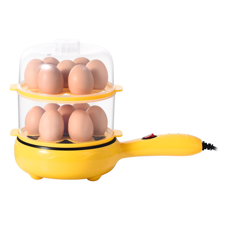 Cắm Trứng Nồi Hơi Flat-Bottom Hộ Gia Đình Mini Omelette Dụng Cụ Tiện Dụng Bánh Pancake Nhỏ Làm Trứng Bánh Bao Nồi Hấp Trứng ZCFE