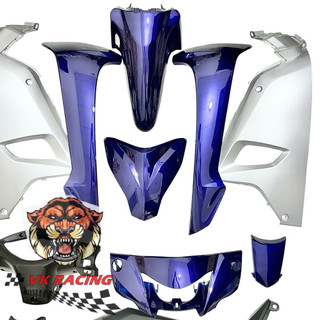 Dàn áo wave a 110 (2017-2025) xanh mực xanh đen - tặng team 3 lớp