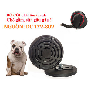 Còi cảnh báo tiếng chó sủa đa năng, điện áp rộng DC12V-80V! Lắp đặt dễ, âm thanh chân thực.