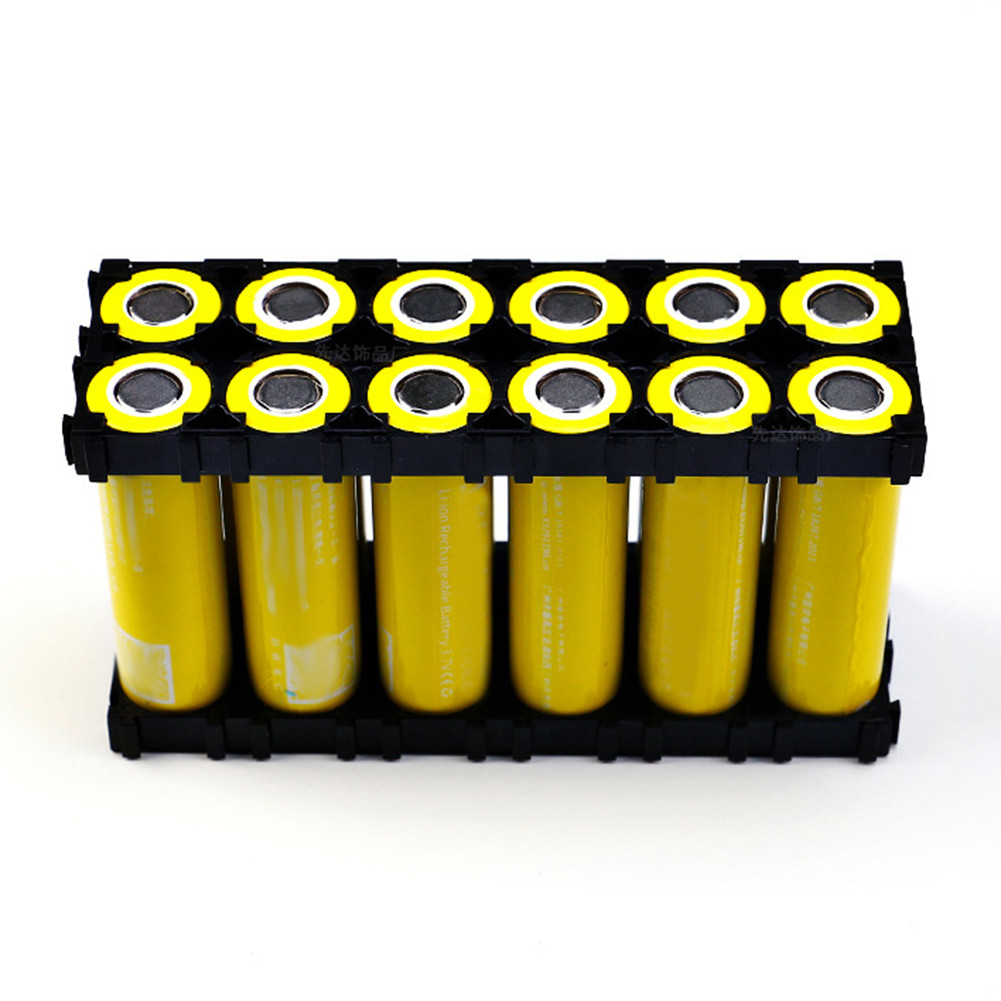 4 chiếc 21700 2x6 Giá đỡ pin Chân đế khung nhựa giữ pin Sản phẩm chất lượng cao