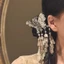 MAUROPOLI Dream Butterfly Glaze ~ Kẹp tóc tua rua bướm Nữ Mũ đội đầu cổ Bước lắc Phong cách Trung Quốc mới Phong cách cổ điển với phụ kiện tóc Sườn xám Hanfu