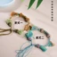 Dệt Tay Bán Thành Phẩm Dây Tay Trang Sức Có Thể Đính Hạt Tự Làm Trang Sức Pha Lê Sáp Ong Dzi Hạt Dây Tay Tay GMMD