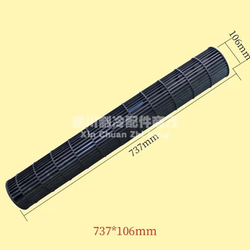 Phụ Kiện Điều Hòa Không Khí Panasonic Đơn Vị Trong Nhà Quạt Lưỡi Quạt Bánh Xe Thông Qua Cánh Quạt Ly Tâm Lưỡi Lăn Cánh 737 * 106