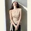 Áo yếm nữ phong cách mới bên bờ biển Phong cách kỳ nghỉ chéo đeo vai in hình eo hẹp Thiết kế kiểu Pháp Áo đẹp
